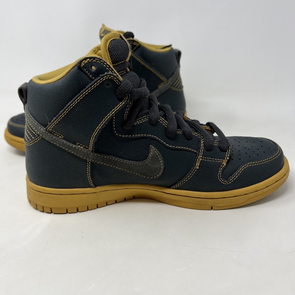 2011 Nike SB Dunk High Pro Sneakers 305050-007‎ Anthracite Men's Size 6.5 - Picture 9 of 12